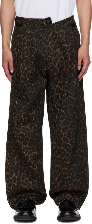 Nohavice Andersson Bell Andersson Bell Crossover Carpenter Wide Leg Pants Hnedá | apa836m, 0