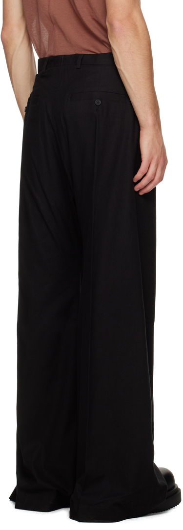 Nohavice Rick Owens Concordians Tailored Wide Bela Trousers Čierna | RU02E1354 FLW, 2