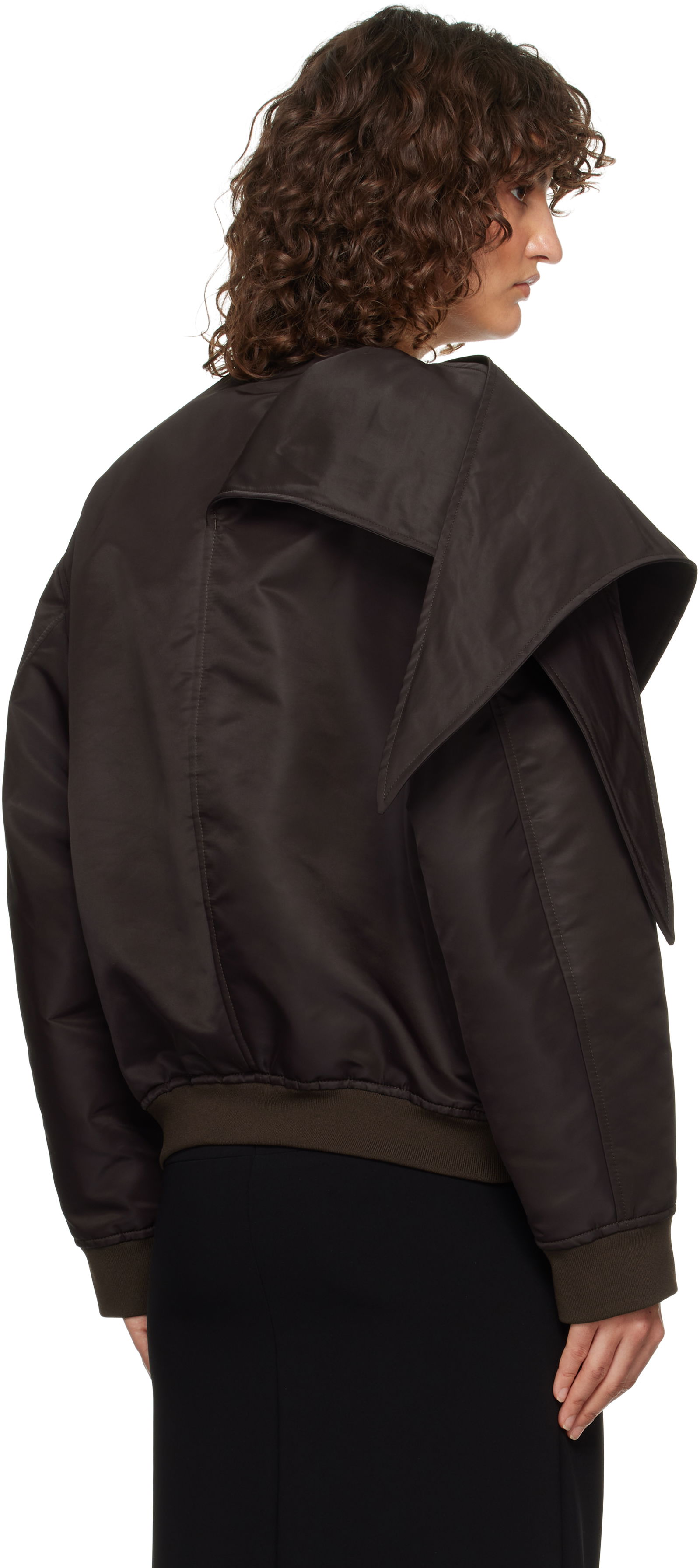 Courrèges Bow Collar Bomber Jacket