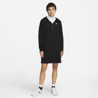 Mikina Nike Sportswear Club Fleece Hoodie Dress Čierna | DQ6765-010, 2