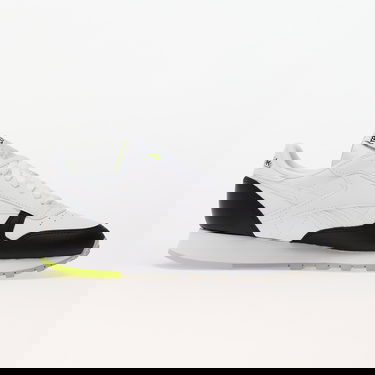 Tenisky a topánky Reebok Classic Leather Core Black/ Ftw White/ Acid Yellow Biela | 100075004, 1