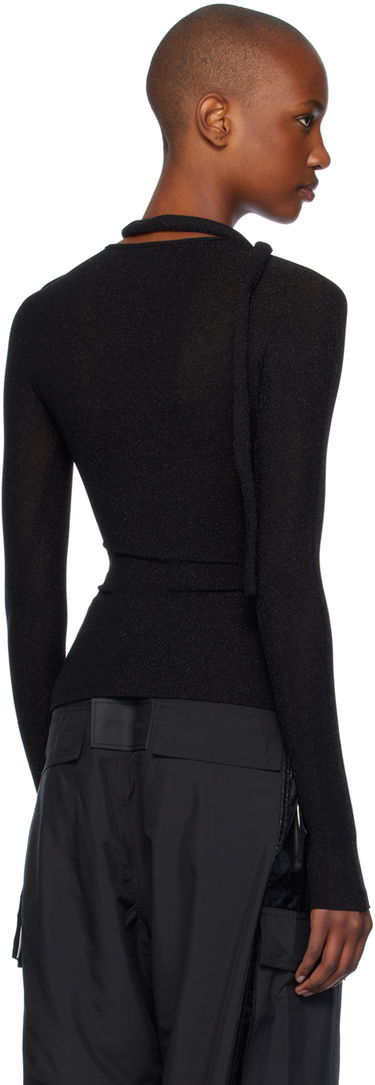 Tričko Ottolinger Ottolinger Layered Cutout T-Shirt Čierna | 1040103921, 2