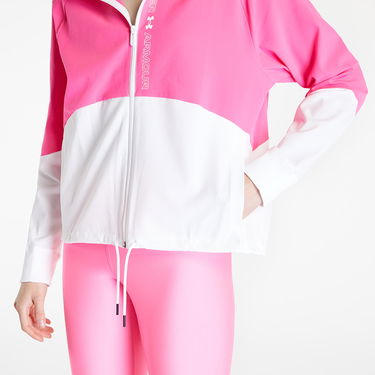 Vetrovka Under Armour Woven FZ Jacket Ružová | 1369889-695, 3