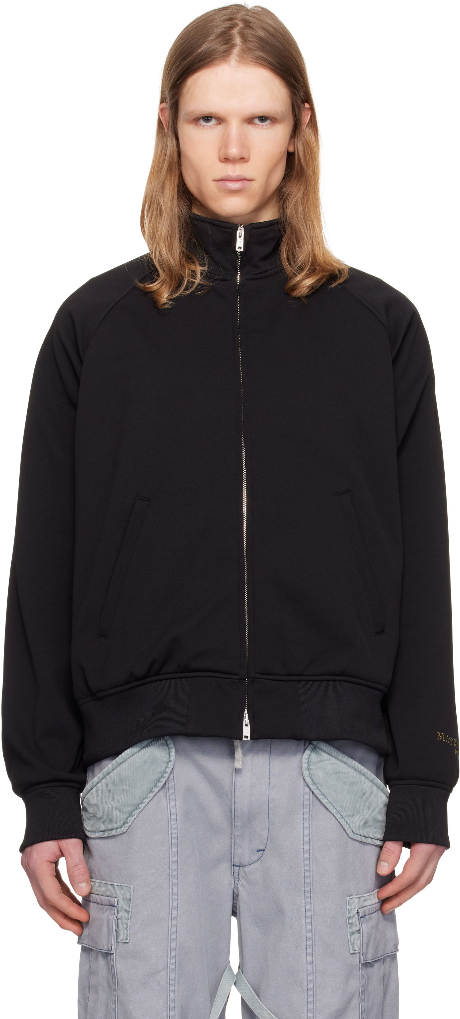 Mikina Mastermind WORLD MASTERMIND WORLD Jersey Bomber Jacket Čierna | MW25S14-BL027-602, 0