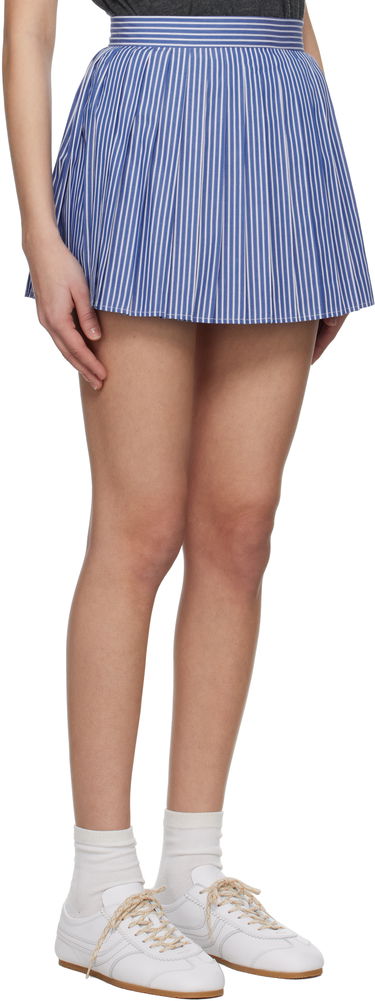 Sukňa Sporty & Rich Sporty & Rich Striped Pleated Anae Miniskirt Modrá | SK018612302ST02, 1