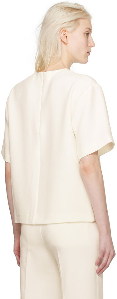 Tričko Anine Bing Maddie Short Sleeve T-Shirt Biela | A-07-9806-100, 2