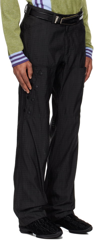 Cargo nohavice KIKO KOSTADINOV Kiko Kostadinov Inex Snap Cargo Pants Čierna | KKSS25T09-33, 1