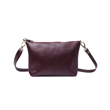 Kabelka Vasky Vasky Lara Bordeaux Leather Crossbody Bag Vínová | A-3230-214-F, 0