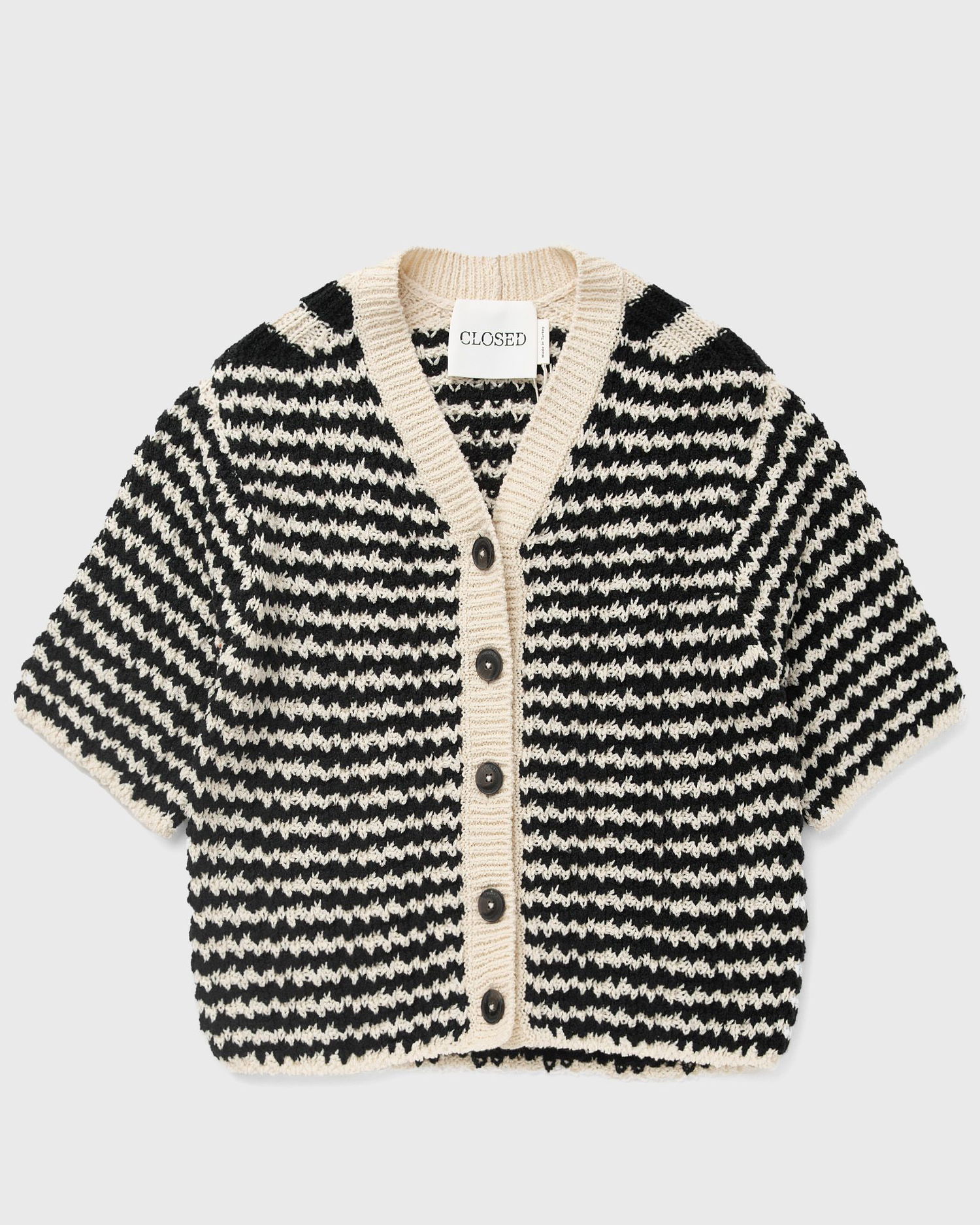 Sveter CLOSED V CARDIGAN SHORT SLEEVE Čierna | C96438-95M-ST-100, 0