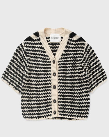 Sveter CLOSED V CARDIGAN SHORT SLEEVE Čierna | C96438-95M-ST-100, 0