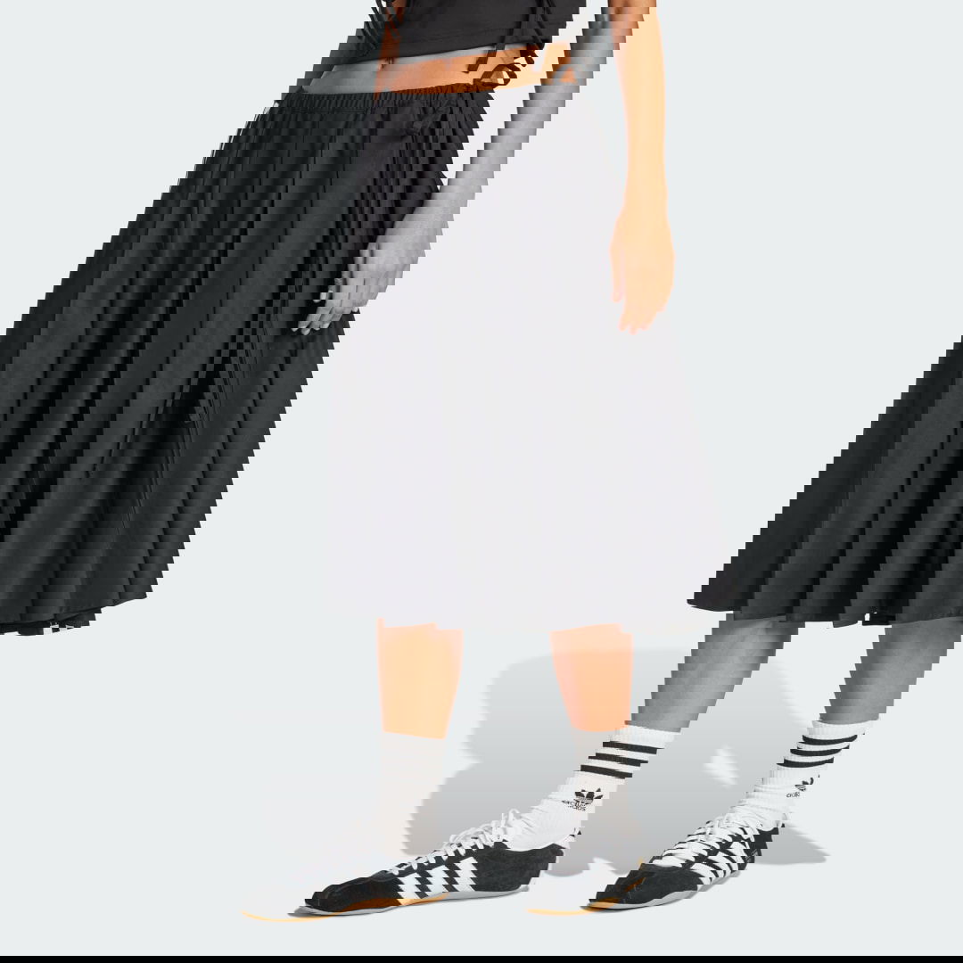 Sukňa adidas Performance Pleated Maxi Skirt with Tie Čierna | JW0114, 0