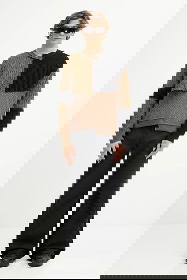 Nohavice Maison Margiela MM6 Maison Margiela Wide Leg Trousers Čierna | SH0KA0054.M35433.900, 5