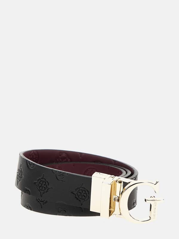 Opasok GUESS James 4G Logo Belt Čierna | BW7861P3430, 0