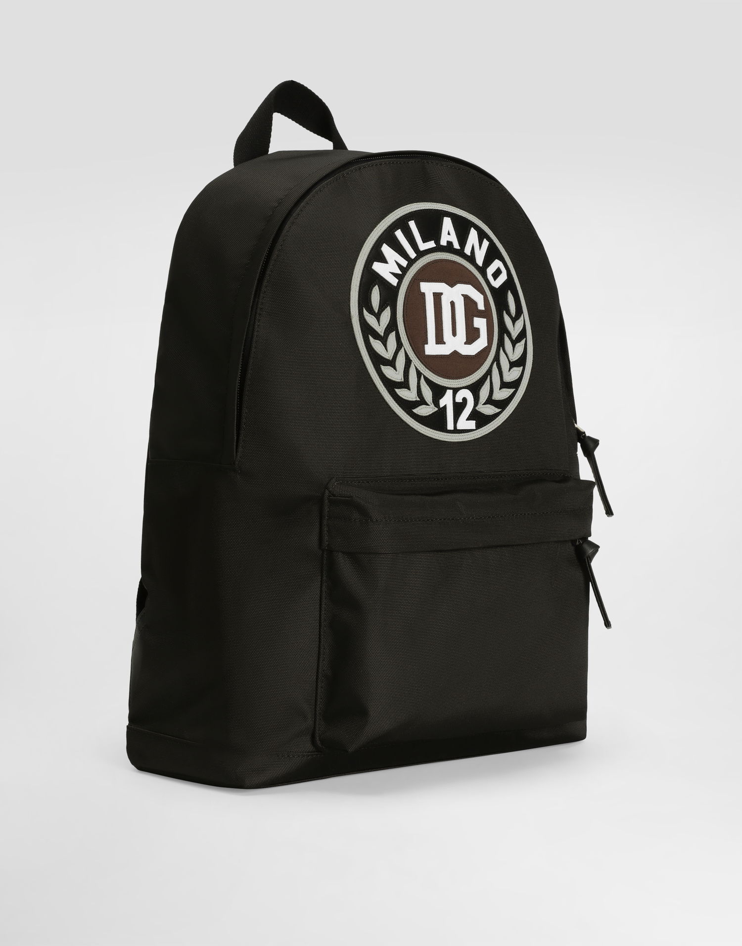 Batoh Dolce & Gabbana Nylon Backpack with Milano DG 12 Patch Čierna | EM0074A01978B956, 1