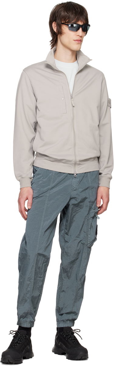 Sveter Stone Island Stone Island Stretch Zip-Up Jacket Šedá | K1S15 6100012 S00F3, 4