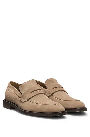 Tenisky a topánky BOSS Penny Loafers Béžová | 50541762, 1