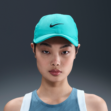Šiltovka Nike Dri-FIT Club Featherlight Unstructured Cap Tyrkysová | FB5682-346, 4