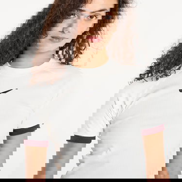 Crop Top Nike Nike Fitted Crop Top Biela | IO8894-133, 4