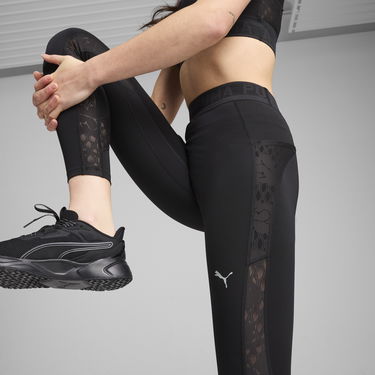 Legíny Puma Lace 7/8 High-Waisted Leggings Čierna | 526778_01, 4