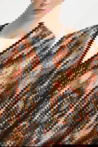 Sveter Needles Mohair Blend Paisley Cardigan Rôznofarebný | RW356, 3