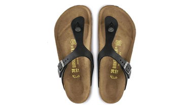 Tenisky a topánky Birkenstock Gizeh Oiled Leather Black Regular Fit Čierna | 845251, 3