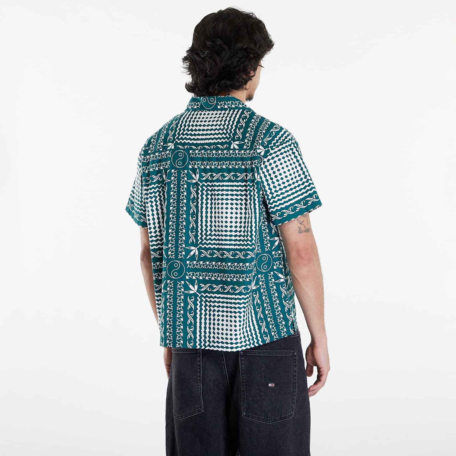 Cortex Woven Shirt Aventurine Green/ Multi