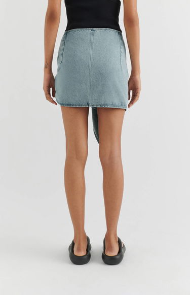 Sukňa AXEL ARIGATO Hydra Wrap Skirt Šedá | A2163001, 3
