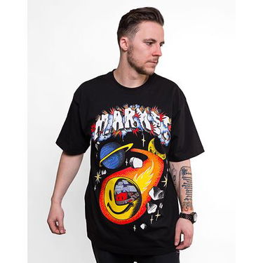 Tričko MARKET Smiley Conflicted T-Shirt Black Čierna | 399001366-0001, 0