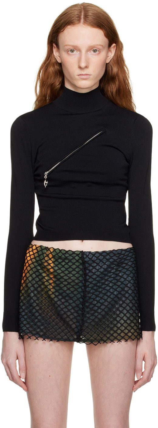 Sveter Miaou Miaou Hannah Jewett Edition Otto Turtleneck Top Čierna | 7066VCSBLK, 0