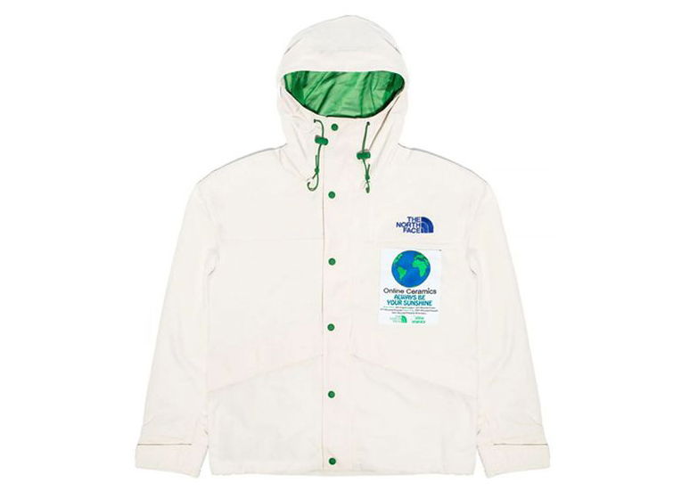 Bunda The North Face x Online Ceramics 86 Mountain Biela | TNF-229 WHT