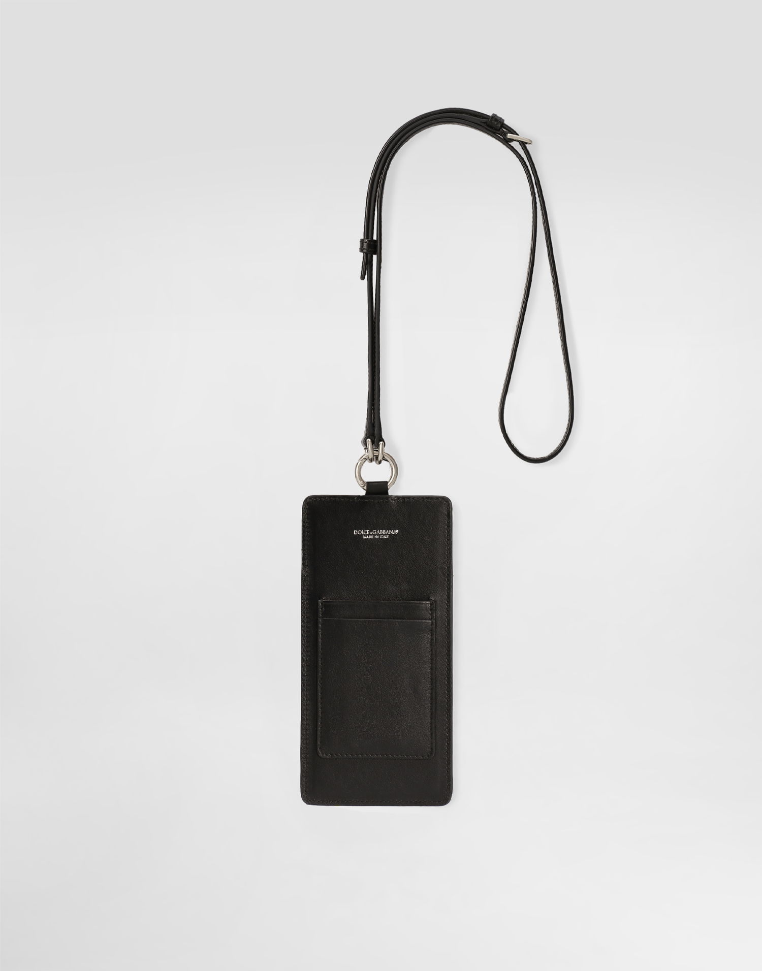 Kľúčenka Dolce & Gabbana Dolce & Gabbana Calfskin Phone Holder Čierna | BP3345A6E4880999, 1