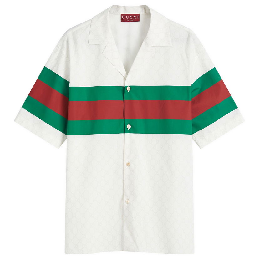 Košeľa Gucci 1921 GRG Vacation Shirt Biela | 791771-ZAQ0R-9669