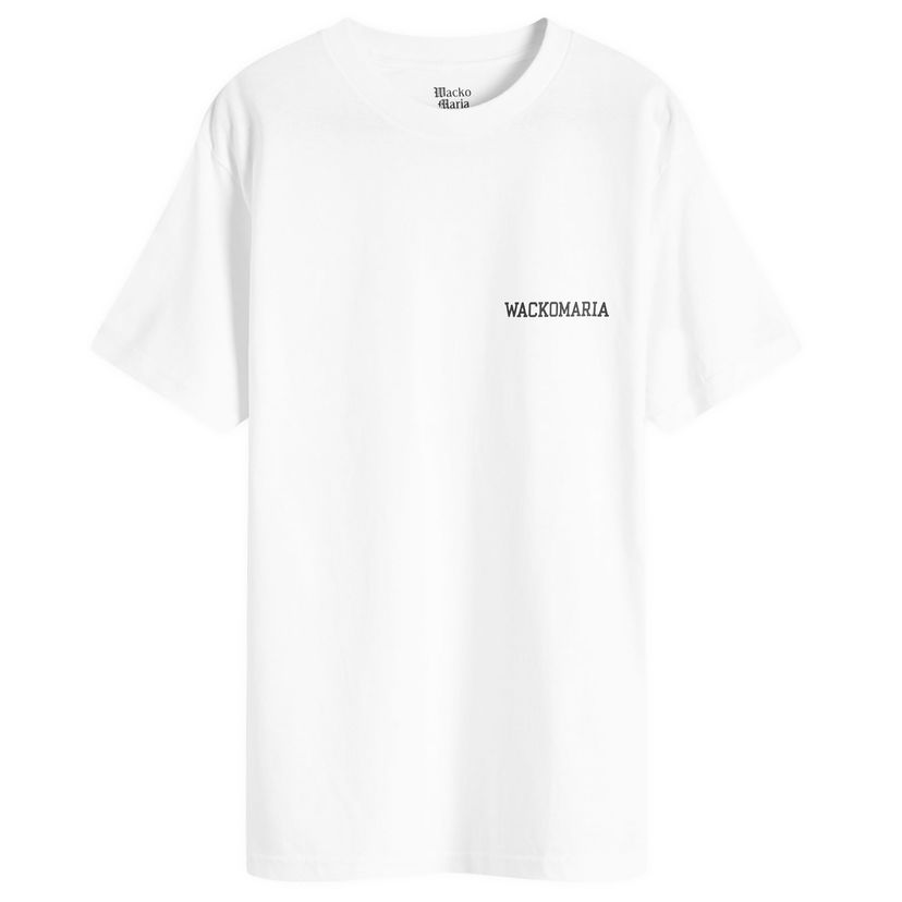 Tričko WACKO MARIA Type-2 T-Shirt Biela | 24FW-WMT-TEE07-WHT