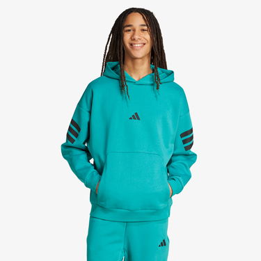 Mikina adidas Performance Future Icons 3-Stripes Hoodie Tyrkysová | JW7096, 1