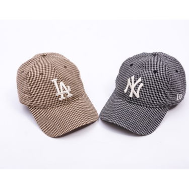 Šiltovka New Era LA Dodgers Houndstooth 9TWENTY Baseball Cap Hnedá | 60691223, 4