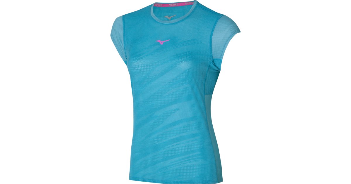 Tričko Mizuno Aero Tee Modrá | j2gaa20229, 1