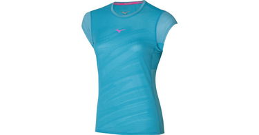 Tričko Mizuno Aero Tee Modrá | j2gaa20229, 1