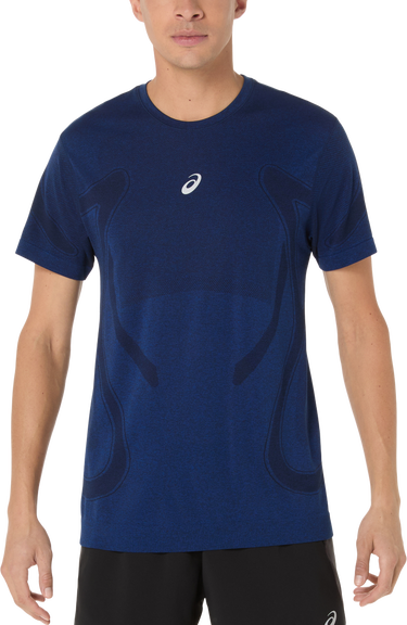 Tričko Asics Road Seamless Short Sleeve Running T-Shirt Modrá | 2011d355-400, 0