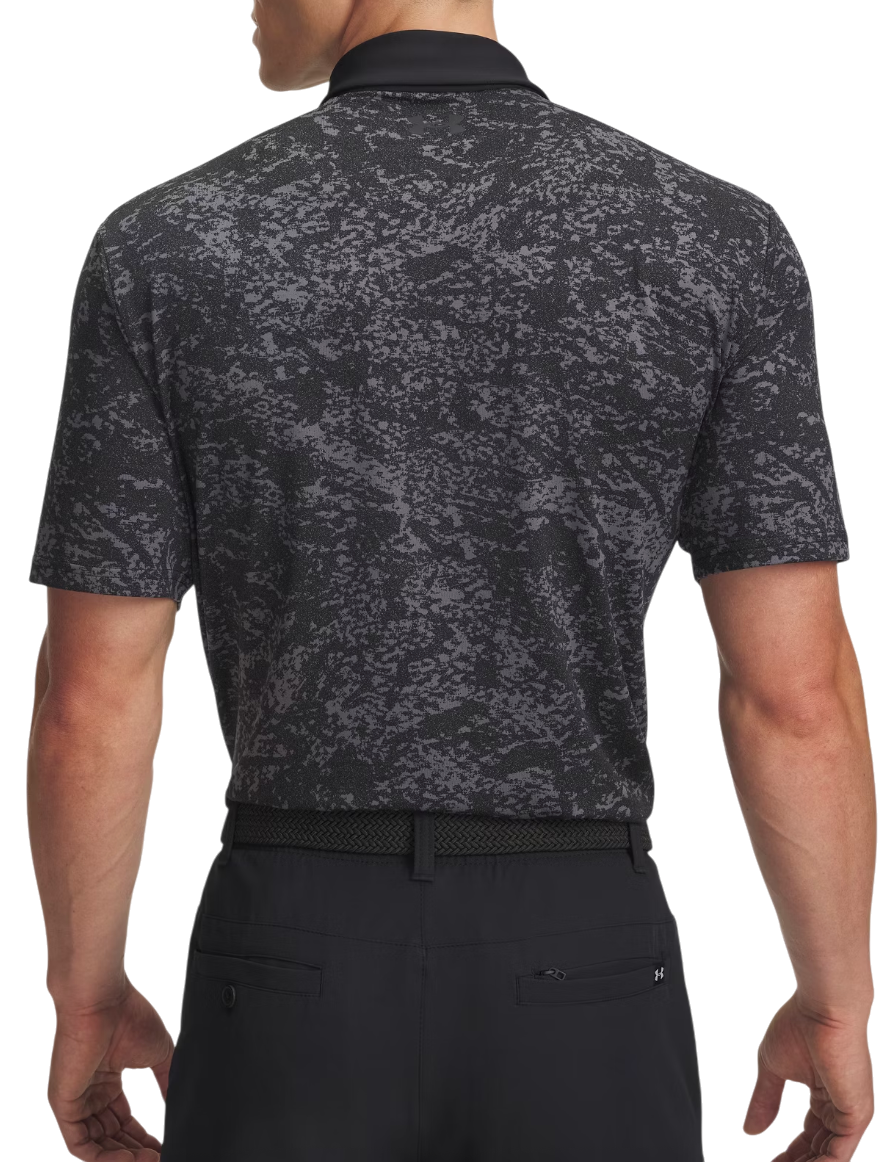 Polo tričko Under Armour Playoff 3.0 Printed Polo Shirt Čierna | 1378677-015, 1