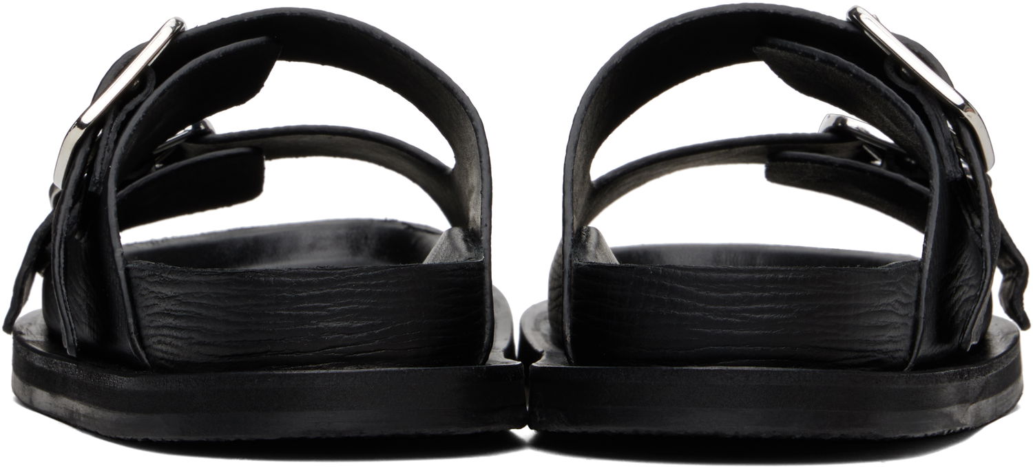 Oblečenie Studio Nicholson Studio Nicholson Denver Leather Sandals Čierna | DENVER SNW - 1652, 1