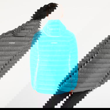 Prešívaná bunda Mammut Broad Peak IN Hooded Puffer Jacket Tyrkysová | 1013-02962 deep teal-black, 2