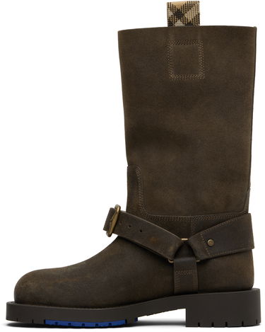 Tenisky a topánky Burberry Burberry Suede Soft Saddle Low Boots Hnedá | 8113016, 2