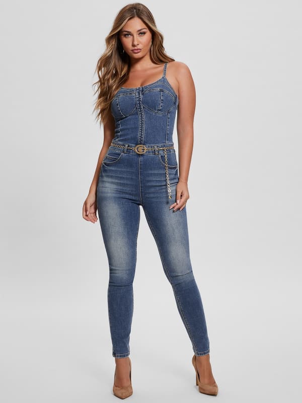 Oblečenie GUESS Skinny Denim Modrá | W3BD64D55M0