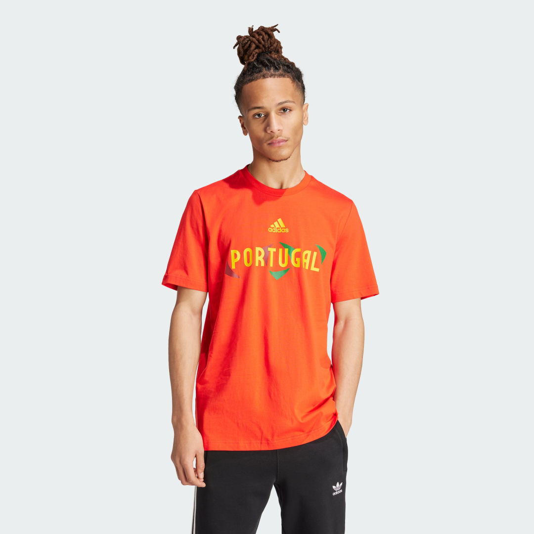 Tričko adidas Performance UEFA EURO24™ Portugal T-Shirt Červená | IT9317, 0