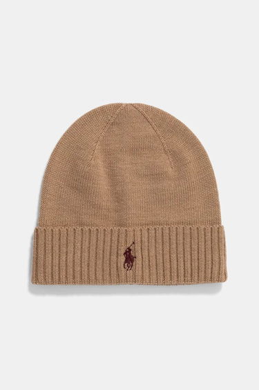 Šál Polo by Ralph Lauren Wool Hat and Scarf Set Hnedá | 710951146, 1