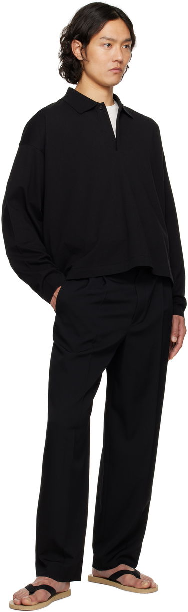Polo tričko The Row The Row Bryson Cropped Polo Čierna | 855-K643, 3