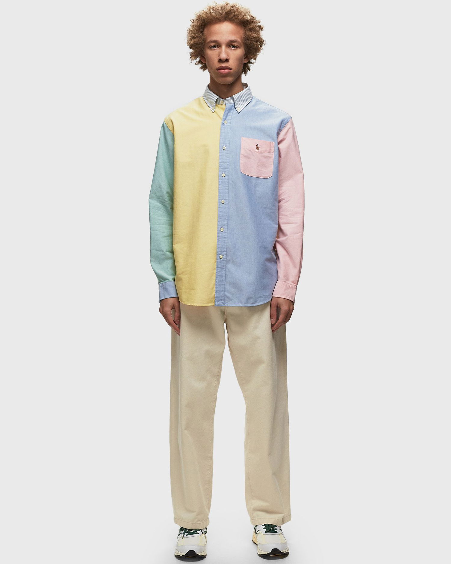 Košeľa Polo by Ralph Lauren Color-Block Long Sleeve Shirt Rôznofarebný | 710928919001, 1