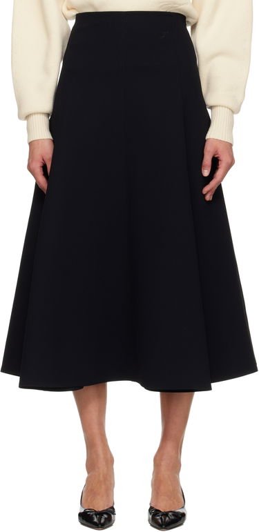 Sukňa Jacquemus 'The Triangle' Flared Midi Skirt Čierna | 25HSKW00635AW00632, 0
