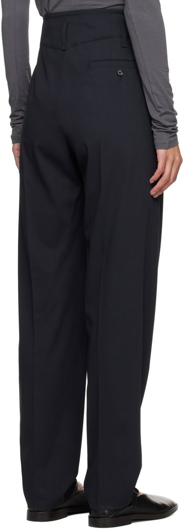 Nohavice LEMAIRE LEMAIRE Pleated Trousers Čierna | PA1084 LF1210, 2