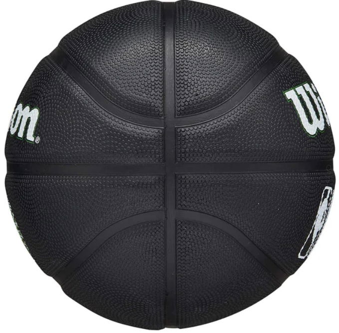 Športový doplnok Wilson Tennis NBA Team Tribute Mini Basketball Boston Celtics Čierna | wz4017605xb, 1